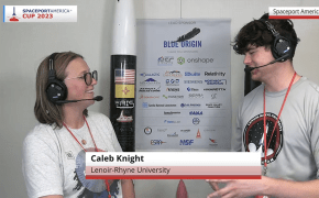 Caleb Knight interview on the Spaceport America livestream