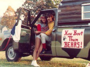 Joby and Jennifer Giacalone in his truck in 1982