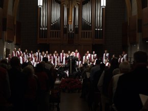 Choir singing in Grace Chapel
