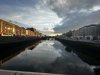River Liffey in Dublin at sunrise