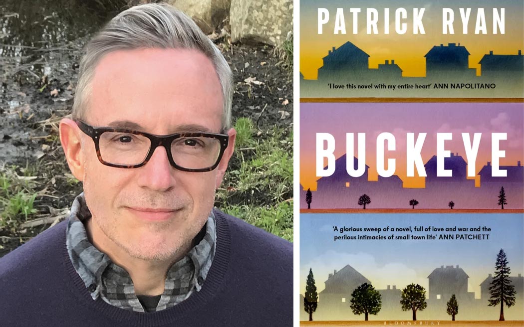 Patrick Ryan headshot and book cover