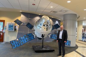 Fred Zayas at Kennedy Space Center