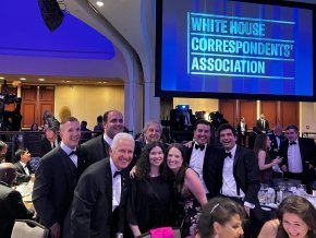 Danielle Battaglia at the White House Correspondents' Dinner