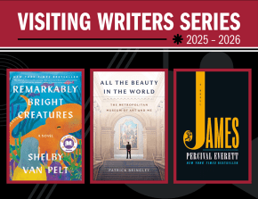 Cover art for Remarkably Bright Creatures, All the Beauty in the World and James: A Novel lined up left to right
