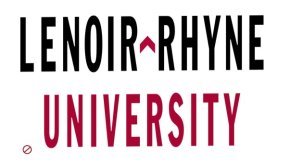 Incorrect use of a crunched Lenoir-Rhyne University logo