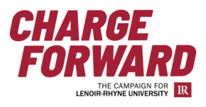 Charge Forward: The Campaign for Lenoir-Rhyne University logo