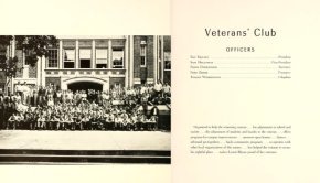 Veterans club spread in Hacawa 1947