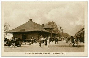 Hickory Station in the 1920s