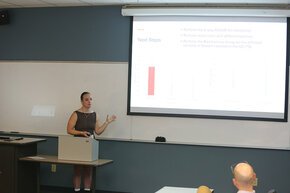 Lindsey Corwin presents at NCAS 2026 meeting