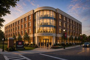 Rendering of Eastside Commons exterior