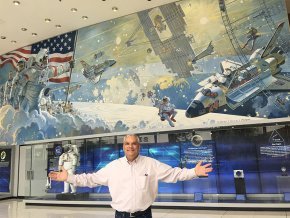 Fred Zayas at Johnson Space Center