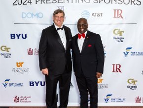 Fred K. Whitt and Avery Staley on the Diamond Awards red carpet
