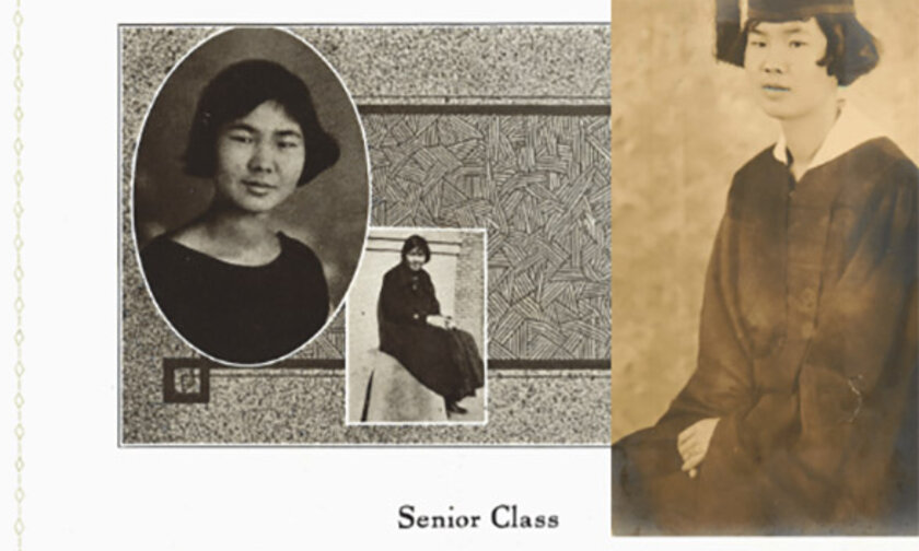 Agnes Park Hacawa page and graduation photo