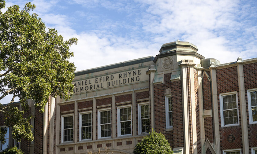 Rhyne building facade