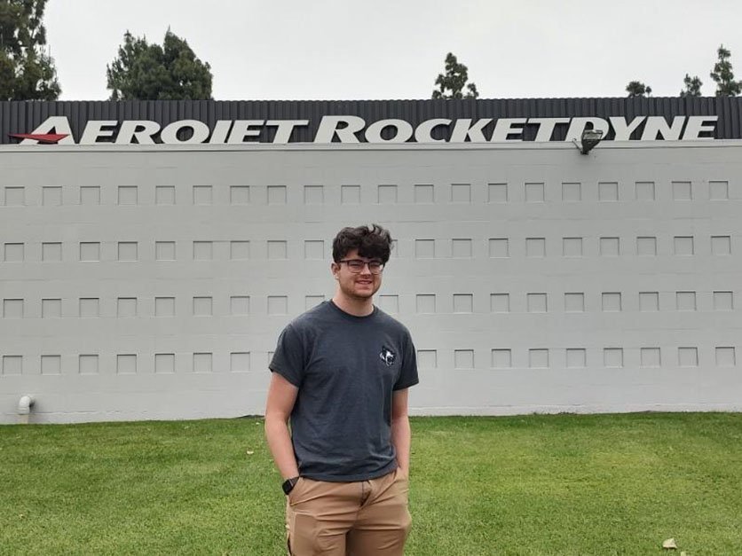 Caleb Knight at Aerojet Rocketdyne