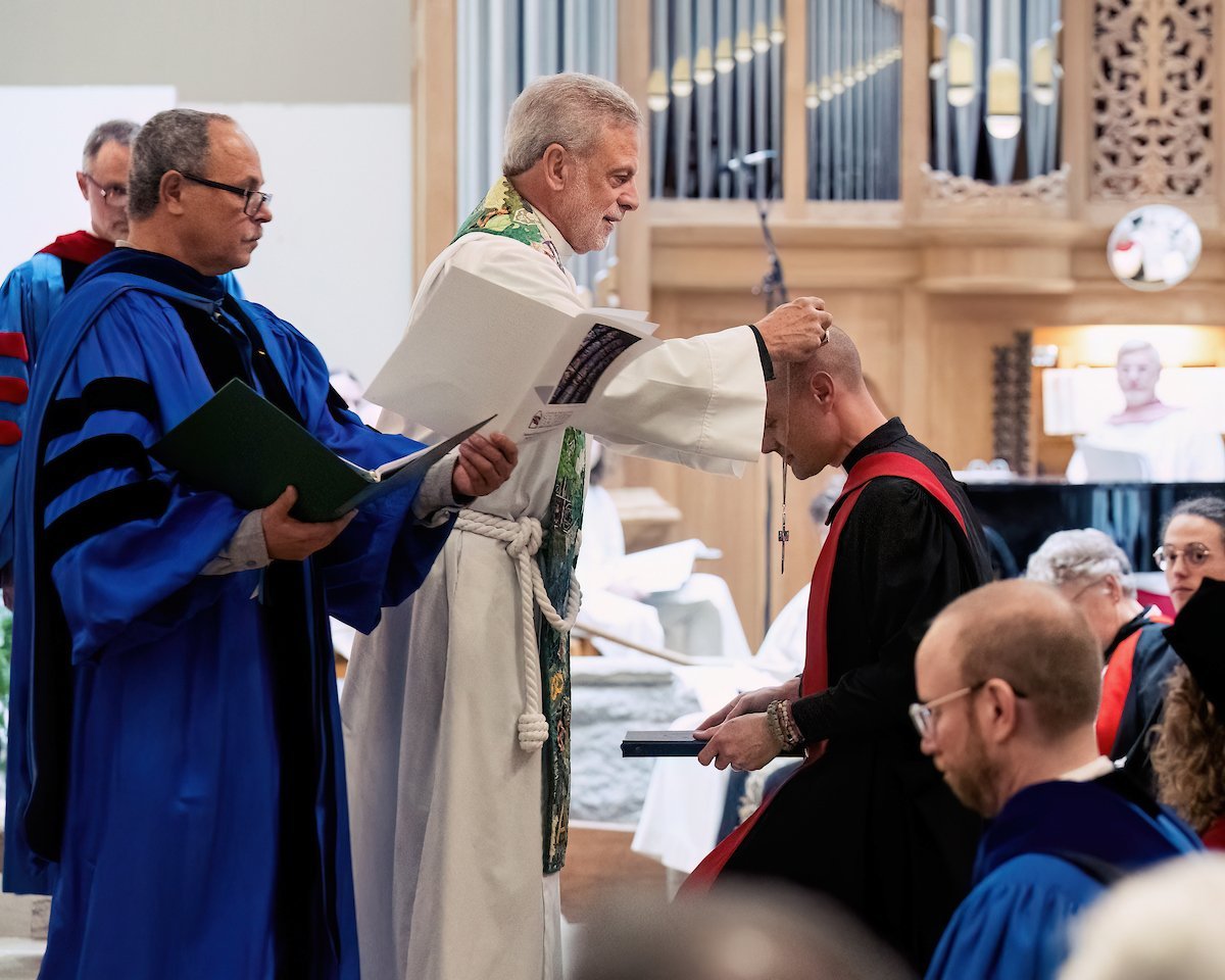 The Rev. Dr. Chad Rimmer during his installation ceremony