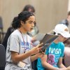 Group of youths participating in Kids in College STEM camp