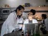 STEM Teacher and Student in Science Lab
