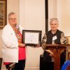 Barbara Klein receives her alumni award