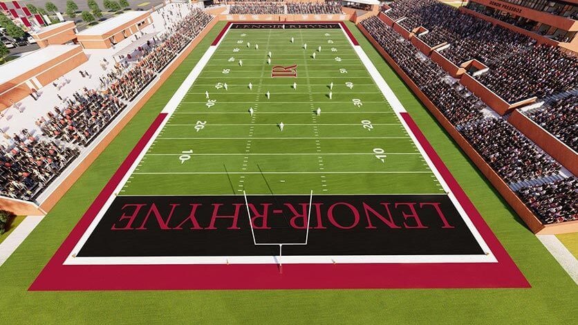 A full rendering of the renovations to be done at Moretz Stadium